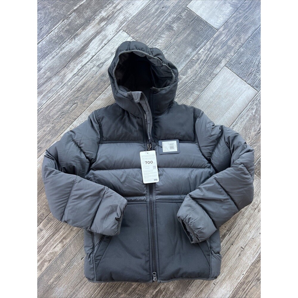 Filson Women's Goose Down‎ Featherweight 700 Hooded Puffer Parka Size XS $295
